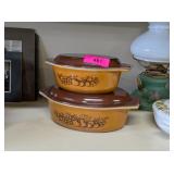 PYREX MATCHING CASSEROLE SET