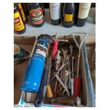 DRAW KNIFE, WRENCHES, TORCH