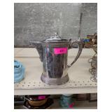 ANTIQUE SILVER LIDDED PITCHER