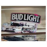 BUD LIGHT RACING METAL SIGN