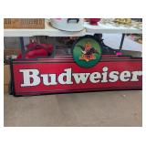 BUDWEISER 5FT METAL SIGN