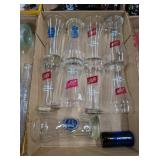 VINTAGE SCHLITZ & PABST BEER GLASSES