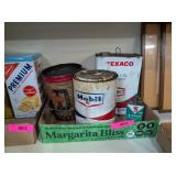 MOBIL, TEXACO & MORE VINTAGE CANS