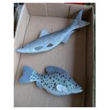 2 - HAND-CARVED FISH