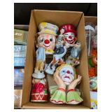 VINTAGE CLOWN FIGURINES