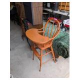 ANTIQUE HIGH CHAIR