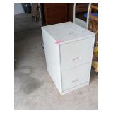 2 DRAWER METAL FILE CABINET