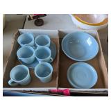 FIRE KING ANTIQUE 13 PIECE DISHWARE SET