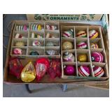 ANTIQUE SHINY BRITE CHRISTMAS ORNAMENTS