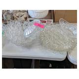 GLASS SERVING DISHES, CANDY DISHES & MORE