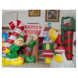 4 - ELF BLOW MOLDS - APPROX. 34' TALL