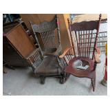 2 - ANTIQUE ROCKING CHAIRS