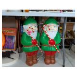 2 - 28' CHRISTMAS ELVES BLOW MOLDS