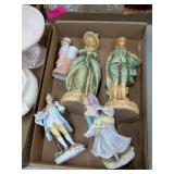 5 LEFTON AND CHALKWARE FIGURINES