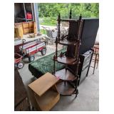 CORNER SHELF & ENDTABLE