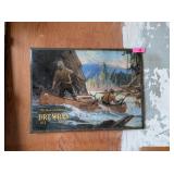 DREWRYS TIN ADVERTISING SIGN - ANTIQUE