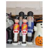 4 - CHRISTMAS BLOW MOLDS - APPROX. 36' TALL