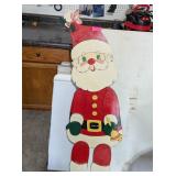 WOOD SANTA CLAUS DECORATION