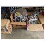 2 BOXES OF LIGHTED CHRISTMAS ORNAMENTS