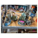 DUCKS UNLIMITED JIM BEAM DECANTERS - 5 TOTAL