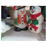 2 - SNOWMAN BLOW MOLDS