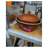 2 - STONEWARE BAKING DISHES