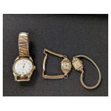 3 - WALTHAM, ENGIN AND MAYFAIR WRIST WATCHES