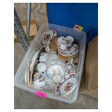 CROWN MING FINE CHINA - LARGE TOTE FULL