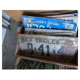VINTAGE LICENSE PLATE COLLECTION