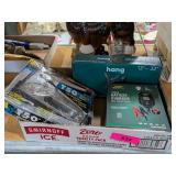 BATTERY TENDER, TV MOUNT & STAPLE GUN