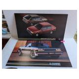 2 - 1980s CHEVY DEALER ADVERTISING POSTER BOARDS