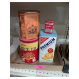 3 VINTAGE COLLECTOR TINS