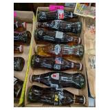 ASSORTED FULL COCA COLA COLLECTIBLE GLASS BOTTLES
