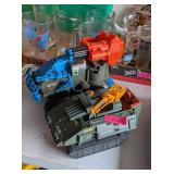2 - VINTAGE GI-JOE ACTION FIGURE, TANK & TRUCK