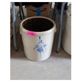 4 GALLON SALT-GLAZED BEE STING CROCK