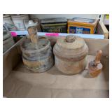 3 - ANTIQUE BUTTER STAMPS