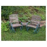 OUTDOOR DUAL GLIDER ROCKER WITH TABLE