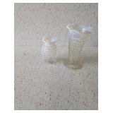 2 - HOBNAIL VASES