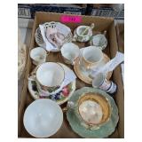 HAND PAINTED COLLECTIBLE TEA SETS