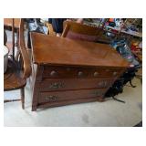 ANTIQUE 4 DRAWER DRESSER