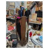 VINTAGE UMBRELLAS WITH UMBRELLA STAND
