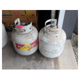 2 - EMPTY PROPANE TANKS
