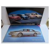 2 - 1980s CHEVY DEALER ADVERTISING POSTER BOARDS