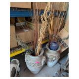 LARGE DECORATIVE ELEPHANT POTS
