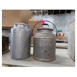 VINTAGE 4 QUART MINI CREAM CANS