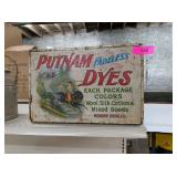 ANTIQUE PUTNAM DYES STORAGE CABINET