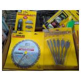 NEW DRILL BITS, SAW BLADES & KNIVES