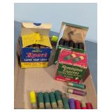 63 RNDS OF ASST VINTAGE PAPER SHOTGUN SHELLS &