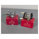 2 ANTIQUE SPORT KING FISHING REELS