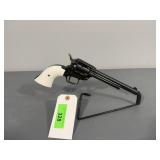 HERITAGE .22LR ROUGH RIDER REVOLVER, WHITE GRIPS